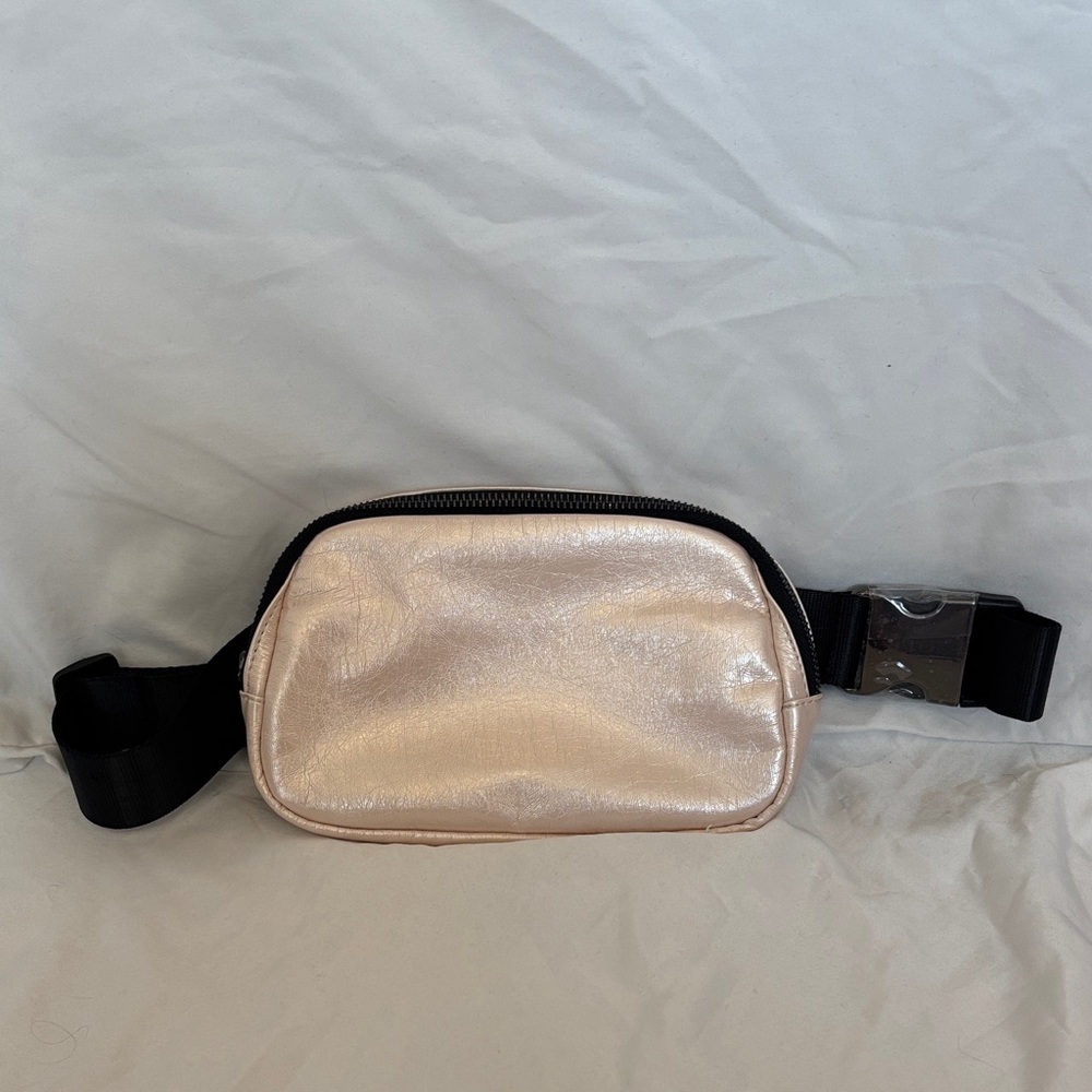 Shimmering Pink Belt Bag